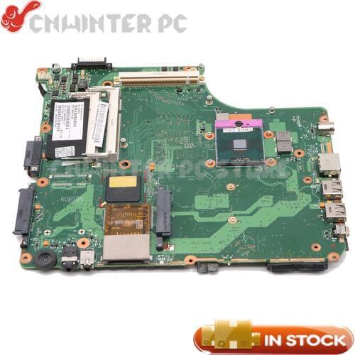 NOKOTION V000125160 6050A2171301-MB-A02 For toshiba Satellite A300 A305 Laptop motherboard 965PM DDR2 with graphics slot IDE DVD