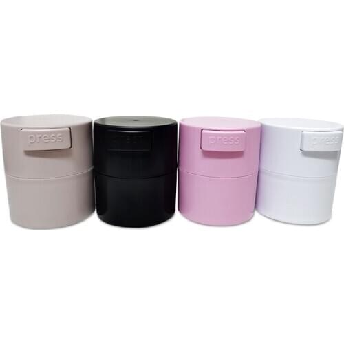 NEW Matte fashion Eyelash Glue Storage Tank Container Adhesive Stand Activated Carbon Sealed Storage Jar make private logo