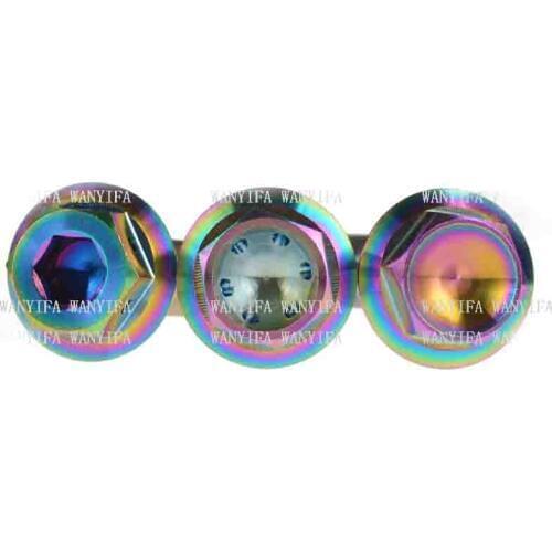 Allen screws Titanium Alloy hex socket Head Bolts Screws motorcycle modified 20mm-55mm length