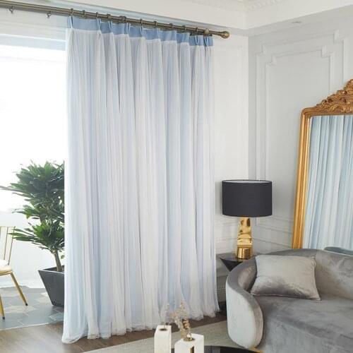 Bedroom Cuisine Voilage Fenetre Firanki Na Okno Vorhang Blackout European Cortinas Luxury Rideaux For Living Room Curtains