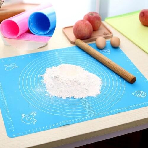 40*30/29*26cm Non-Stick Silicone Mat Rolling Dough Liner Pad Pastry Cake Bakeware Paste Flour Table Sheet Kitchen Tools
