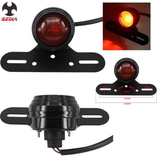 Universal 12V Tail Light Motorcycle Stop Signal Indicator Motorbike Blinker Turn Signals Brake Lights for Moto Accessories