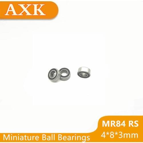 2019 New Arrival Rodamientos Axk Free Shipping High Quality 10pcs Mr84-2rs Abec-5 4*8*3 Mm Miniature Ball Bearings Mr84rs L840