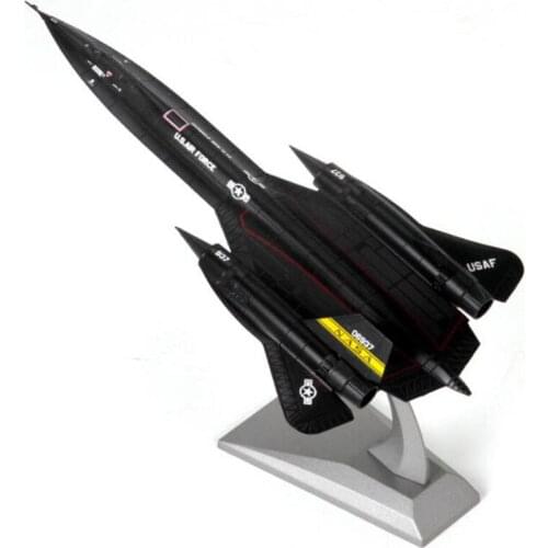 22.5CM 1/144 SR-71A lockheed Blackbird Surveillance Diecast Metal fighter aircraft airplane model adult children Collection Gift