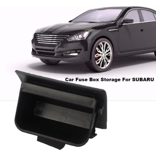 Car Fuse Box Storage Black Car Fuse ABS Plastic Coin Container Bin Storage Tray Holder for Subaru XV and Crosstrek