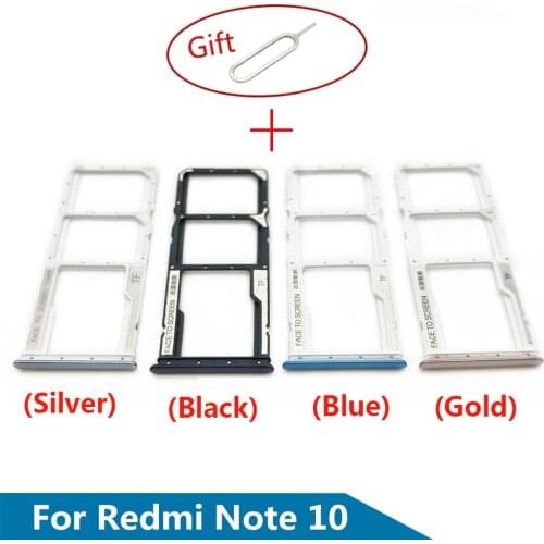 SIM Card Tray Slot Holder Replacement Part For Xiaomi Redmi Note 10