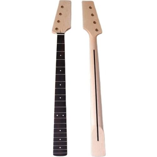 Electric guitar neck 4 String guitar neck guitar neck Canadian Maple 20 frets with middle line 864mm scale left & right hand