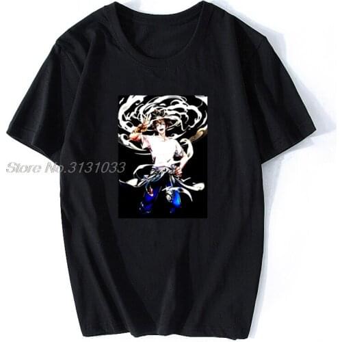 Men Clothing The God Of High School Chen Maori Blood Manga T Shirt Red t-shirt Jin Mori Design Men Fashion Short Sleeve