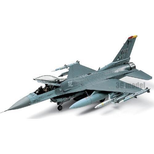 1/48 Us F-16CJ Fighter Model Assembled Aircraft Model 61098