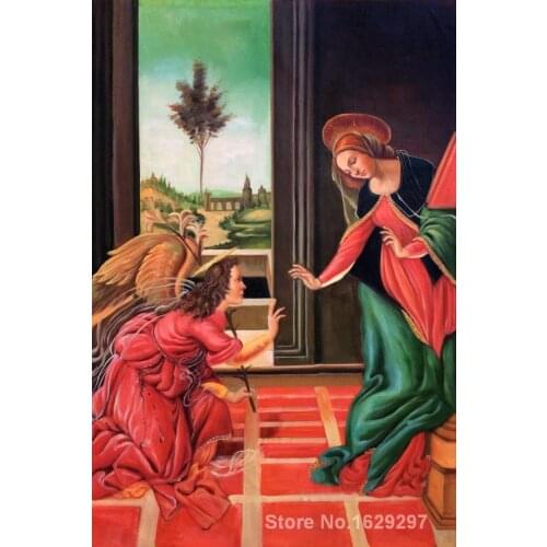 The Cestello Annunciation Sandro Botticelli painting for bedroom decoration High quality