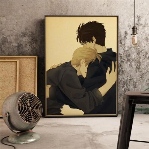 Japanese Anime Banana fish Retro Art Decor Movie Painting Home Decor Wall Decor Cartoon Quality Canvas living room Poster