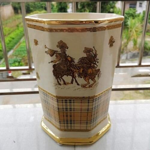 Kitchen Living Room Office European Garbage Can Flowerpot Umbrella Red Wine Ice Bucket