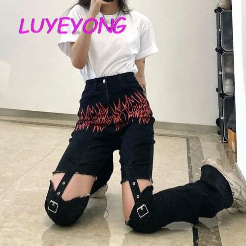 Женские высокие джинсы LUYEYONG China At AliExpress