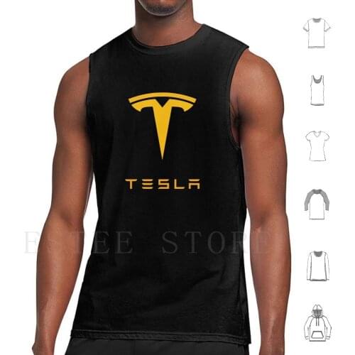 Tesla Logo Tank Tops Vest Sleeveless Tesla Tesla Tesla Tesla Logo Stuff Tesla Tesla Tesla Logo Long Sleeve Tesla Tesla Tesla