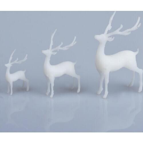 3D Mini Deer Model DIY Resin Deer Model For Silicone Mold Craft Making 1 PC