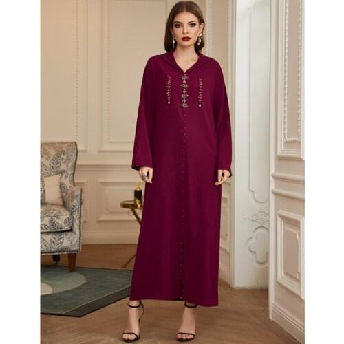 Eid Mubarak Kaftan Abaya Dubai Turkey Hijab Muslim Dress Islamic Clothing Abayas For Women Robe Musulman De Mode Djellaba Femme