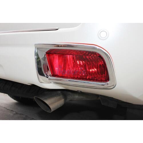 For Toyota Land Cruiser Prado FJ150 2010-2017 Rear Fog Lamp Cover Light Overlay Trim Chrome Car Styling Prado Accessories
