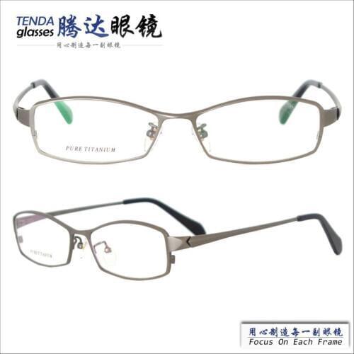 New fashion super light titanium eye glasses men optical oculos de grau men