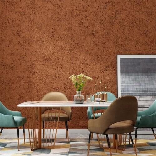 Beibehang Nordic style cement waterproof wallpaper modern minimalist pure pigment color bedroom living room diatom mud wallpaper