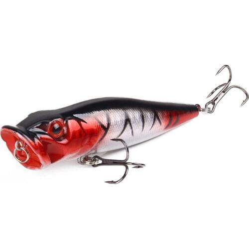 1Pcs Popper Fishing Lures 9cm 12.5g TopWater High Quality Bass Wobblers Hard Baits Crankbaits Isca Artificial Fishing Tackle