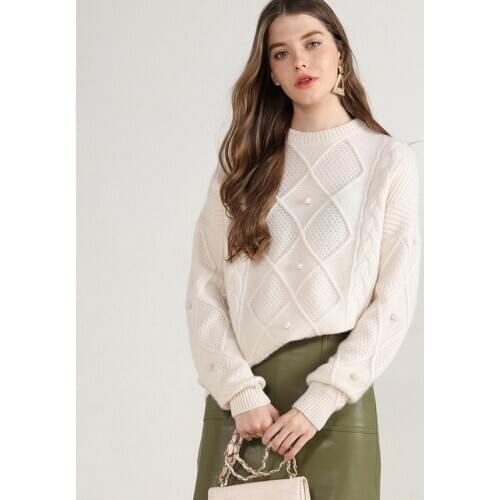 Winter Thick Pullovers Knitted Ladies Long Sleeve Crew Neck Quality Soft Jumper Tops Woman Fashion 100% Cashmere Sweater