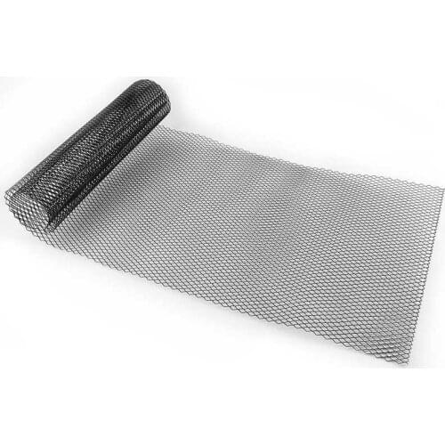 Car Body Grill 6x12mm Aluminum Alloy Car Grille Mesh Net Grid Body Bumper Rhombic Grill Universal