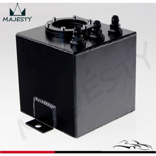 2L Billet High Flow Swirl Fuel Surge Pot Tank AN6 FOR 044 External Fuel Pump