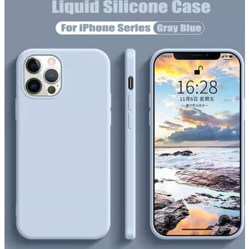 OSEVPORF Luxury Case For iPhone 12 SE 2 11 Pro X XS XR Max Microfiber Cover For iPhone 7 8 6 6S Plus Liquid Silicone Capinhas