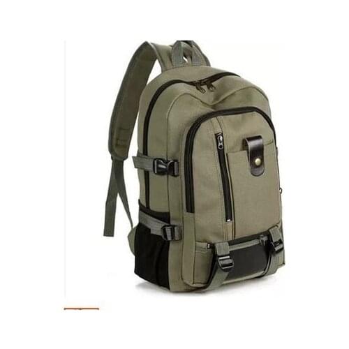 Travel Rucksack Multifunctional Travel Bucket Backpack Men Colors Canvas College Student School Backpack 2019