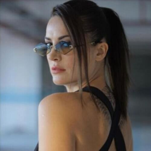 Rhombus Frameless Cut Edge Fashion Womens Sunglasses 2020 New Gradient Color Trend Street Photography High Quality Sun Glasses