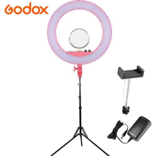 LR160 18W 3300K-8000K LED Ring Light Lamp Color Temperature Adjustable LCD Screen LED Photography Light + 2M Light Stand Tripod