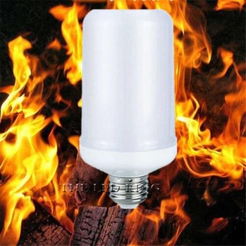 Led Flame Bulb 3W 5W 9W E27 E26 E14 85-265V Luces Led Decoracion Effect Fire Lamp Leds Ampul Light Lampara Flickering Lampada