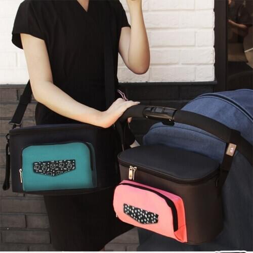 Weaterproof Baby Diaper Bag for Mommy Stroller Travel Storage Bags Multifunction Stroller Organizer Bag for Mummy Cart Nappy Bag