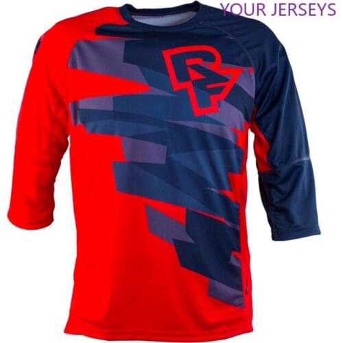 Yellow Off Road 2022 Motocross Racing JERSEY Motorcycle Long Sleeve Jersey MTB Downhill Bike Shirt MOTO MX DH Cycling Gear FXR