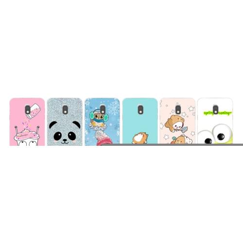 95AA Cute cartoon animals gift Soft Silicone Tpu Cover phone Case for Samsung Galaxy J2 J4 Prime J6 Plus J7 2016 2017 case