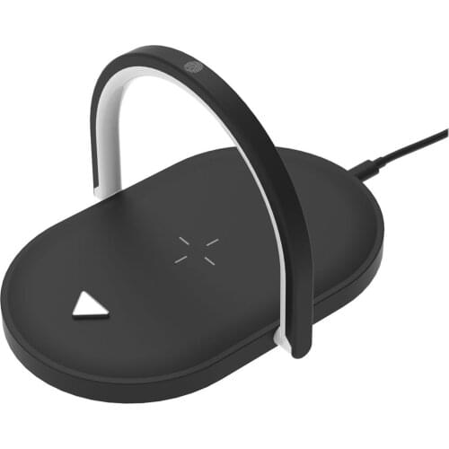 3 In 1 Desk Lamp 15W Fast Wireless Charger Smart Phone Holder For Bedroom Living Room Xiaomi IPhone Samsung Huawei