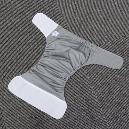 1PC Large Adult Nappy Reusable Washable Diaper Adjustable Large Nappy for Old Man Disabled Postoperative Care Size (Random Col