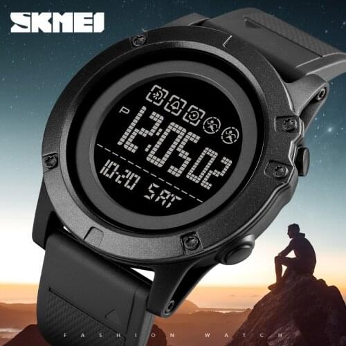 Top Brand SKMEI Digital Watch Fashion Mens Watches 2 Time Countdown Clock Waterproof Military Sport Wristwatches For Gift 2020