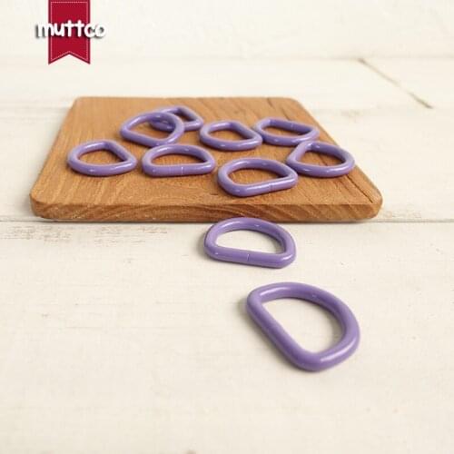 D ring buckle Non-Welded Dee Rings 2.0cm webbing sewing zinc alloy metal crafts D rings stoving varnish metal buckle CDK-20V