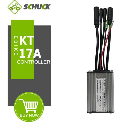 Electric bicycle Controller KT 17A 36V48V 250W 350W 6 Mosfet Brushless Motor Controller with Light Function For Conversion Kit