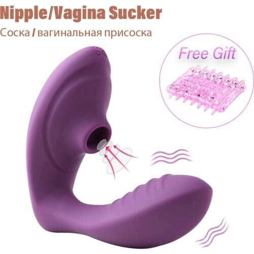 Clit Sucking Vibrator 10 Speeds Vibrating G Spot Stimulation Nipple Sucker Oral Erotic Sex Toys for Women Adult Sex Products