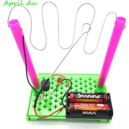 Creative diy cross fire line physical circuit experiment school science and technology small production student science and educ