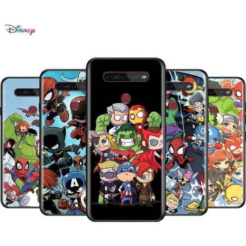 Marvel Cartoon Avengers For LG K92 K42 K22 K71 K61 K51S K41S K30 K20 2019 Q60 V60 V50 S V40 V30 G8S G8 X ThinQ Phone Case