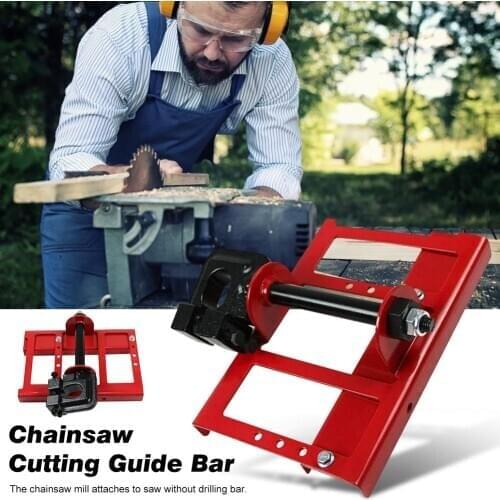 Lumber Cutting Guide Saw Steel Timber Chainsaw Attachment Cut Guided Mill Wood