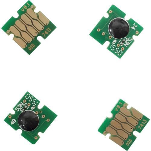 One Time Chips for Epson F6000/F7000/F6070/F7070/F7100/F7170/F6200/F7200/F9200 printer cartridge chips
