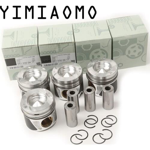 Piston Assembly 6510300124 For Benz CLS C218 X218 GLE W166 KLASA W204 C204 S204 W212 C207 S212 X204 W166 pin 30mm 651 030 04 17