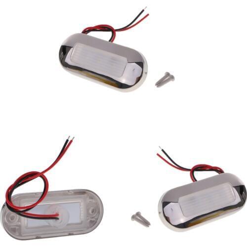 3x DC12V Marine Boat RV LED Lamp Light Accent Integrated Courtesy