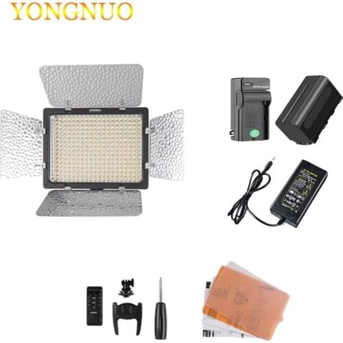 Yongnuo YN300 III YN300III 3200k-5500K CRI95 Camera Photo LED Video Light Optional with AC Power Adapter + NP770 Battery KIT