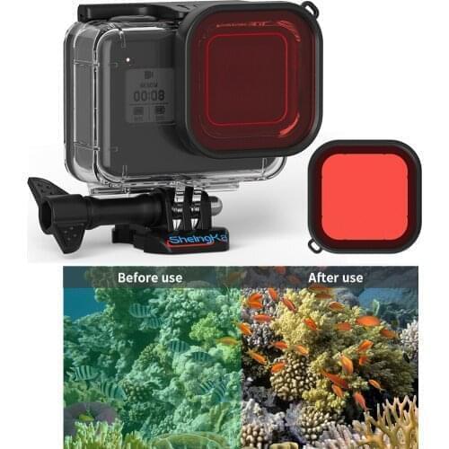 Dropship 60M Waterproof Housing Case for GoPro Hero 8 Black Diving Protective Underwater Dive Cover for Go Pro 8 Accessories New