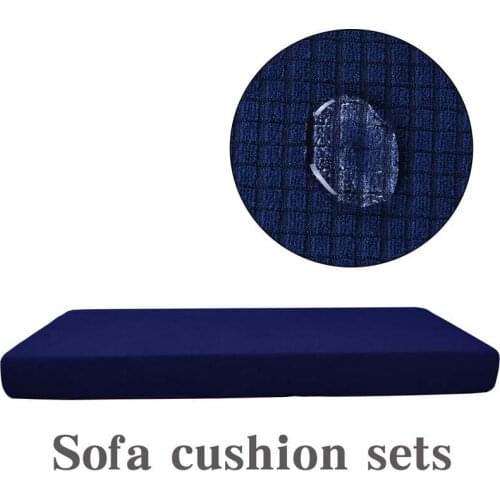1/2/3/4 Seats Polar Fleece Spandex Bench Cushion Cover Desk Case Home Furniture Protector Slipcover Pets Cats Pad